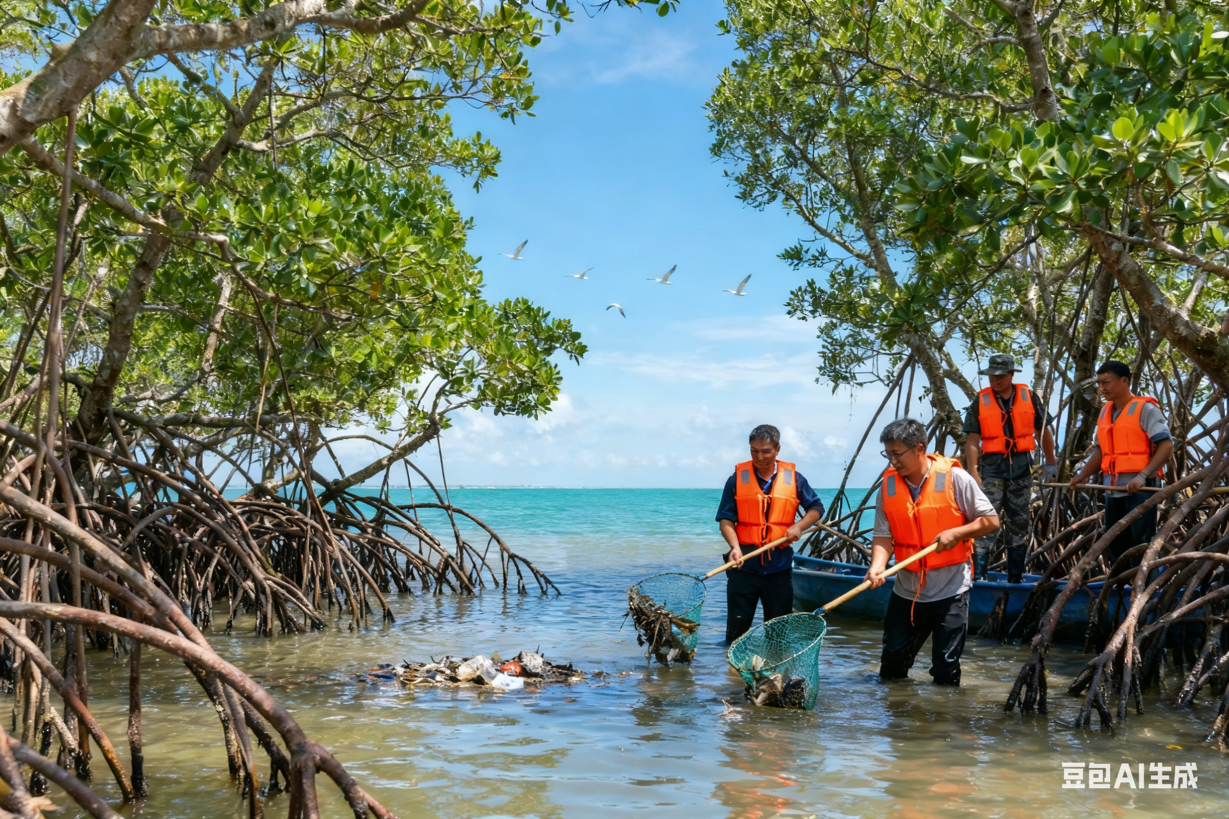 加强管控海洋垃圾 建设红树林保护区——印尼推进海洋生态综合治理